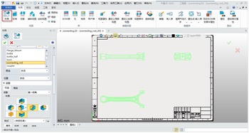 中望3D创建轴侧剖视图